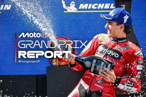 Hasil MotoGP Hungaria, Marc Marquez Menang Lagi Setelah Duel Sengit dengan Marco Bezzecchi