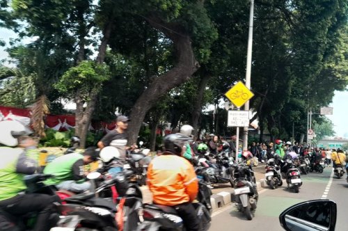 Awas Kena Macet Ada Demo Depan DPR RI, Begini Pantauan Lalu Lintasnya