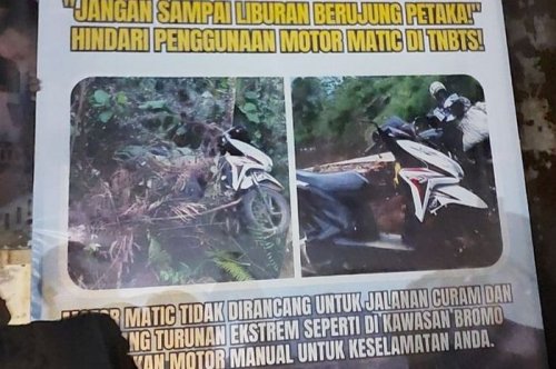 Pemerintah Desa Kelimpungan Atasi Motor Matik ke Bromo, Minta Hal Ini Diperketat