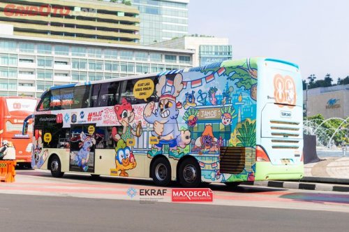 Maxdecal Ubah Transjakarta Jadi Galeri Seni Berjalan, Dorong Kreatifitas di Hari Kemerdekaan