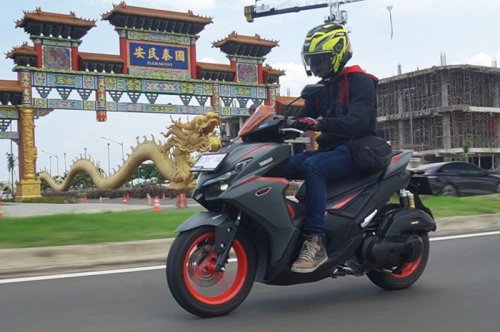 Konsumsi Bensin Yamaha Aerox Turbo, Mode S dan T Bedanya Banyak?