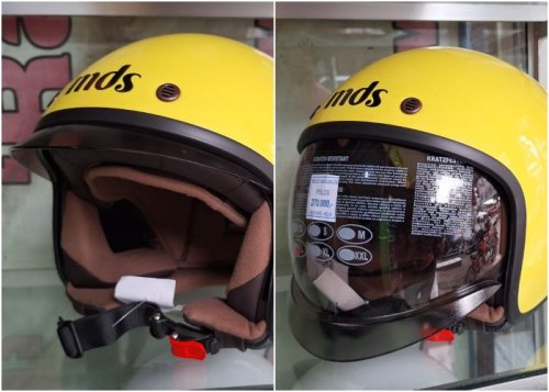 Perempuan Suka, Helm MDS Ini Punya Banyak Warna dan Visor Unik