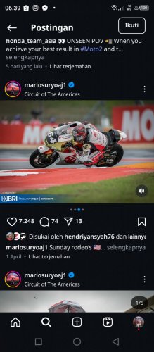 Mario Aji Sah Tetap di Moto2 Tahun Depan, Posisi Ini Jadi Target Utama