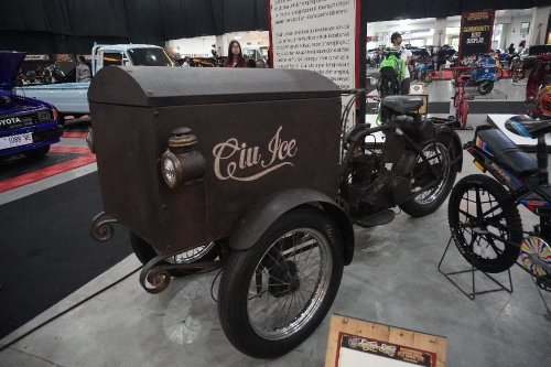Gerobak Ciu Jadul Mejeng di ICS 2025, Bukti Motor Custom Hadir Untuk Perlawanan