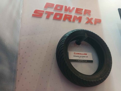 Launching di IMOS 2025, Ban Swallow Power Storm XP Tahan Pakai 10.000 Km