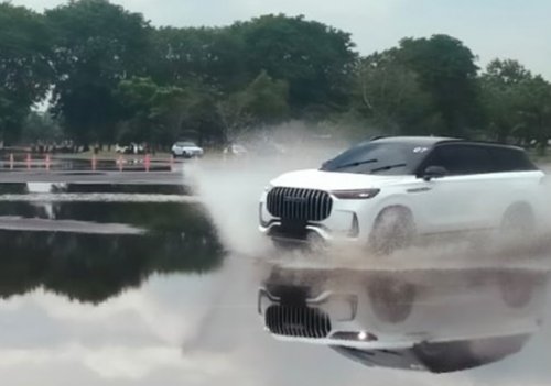 Mantap Test Drive Mobil SUV JAECOO J8 SHS ARDIS di ISDC Tangerang