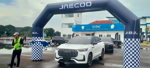Mantap Test Drive Mobil SUV JAECOO J8 SHS ARDIS di ISDC Tangerang