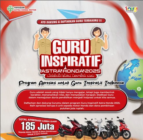 Seleksi Penghargaan Guru Inspiratif Astra Honda 2025 Jakarta-Tangerang, Empat Nama Ini Lolos