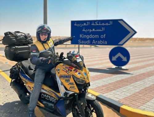 Turing Indonesia-Mekah, Rider XMAX Ini Ceritakan Pengalaman Melintasi 12 Negara