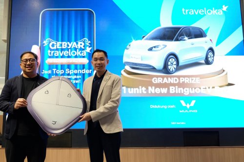 Wuling Ikut Meriahkan Gebyar Traveloka, BinguoEV Pro Dijadikan Grand Prize
