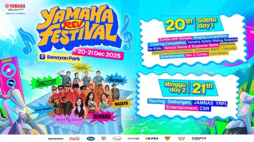 Jangan Lewat! Yamaha Rev Festival Digelar Besok, Hiburan Lengkap Banget