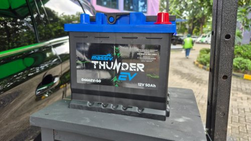 Pertama di Indonesia! Massiv Perkenalkan Aki 12V Khusus Mobil Listrik