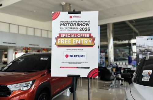 Serbu! Suzuki Bagi-bagi Tiket IIMS 2026 Gratis, Gini Cara Gampang Dapetinnya