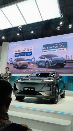 Debut di Indonesia, Changan Rilis Harga Terbaru Lumin dan Deepal SO7 di IIMS 2026