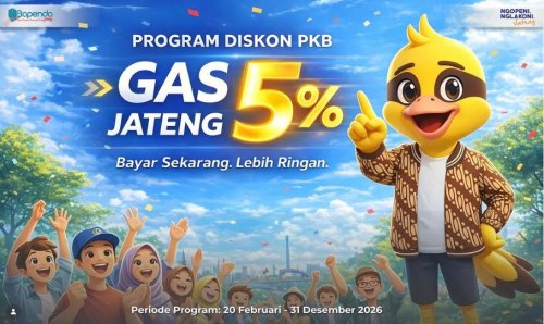 Bungkam Gerakan Stop Bayar Pajak, Diskon Pajak Kendaraan 5 Persen di Jateng Resmi Berlaku