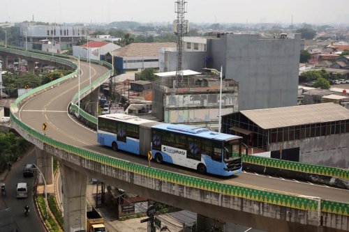 Mengenal Jalur Langit Bus TransJakarta, Melayang di Ketinggian 24 Meter Sejauh 9,3 Kilometer