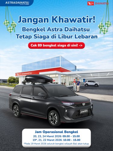 Astra Daihatsu Sebar 89 Bengkel Siaga dari Sumatera hingga Papua