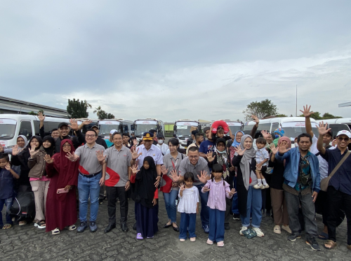 Rayakan Idul Fitri Bersama Keluarga, Isuzu Antar 400 Pemudik ke 30 Kota