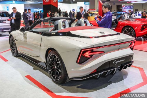 MG Cyberster RWD now in Malaysia – 340 PS, 475 Nm, 0-100 in 5s, 508 km range, RM20k cheaper at RM300k