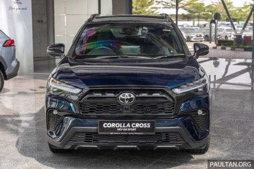 2026 Toyota Corolla Cross HEV GR Sport – new grille, extra GR logos, sportier cabin, same RM149k price