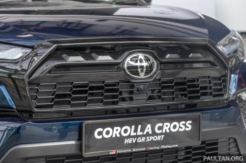 2026 Toyota Corolla Cross HEV GR Sport – new grille, extra GR logos, sportier cabin, same RM149k price