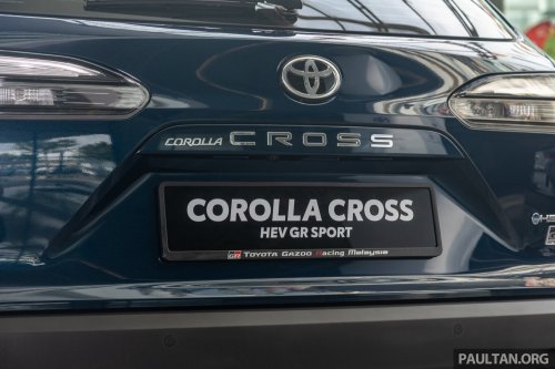2026 Toyota Corolla Cross HEV GR Sport – new grille, extra GR logos, sportier cabin, same RM149k price