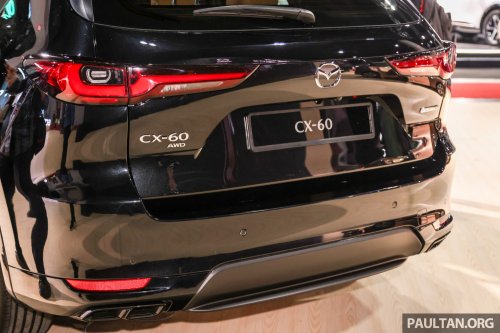 Mazda CX-60 officially open for booking in Malaysia – CBU, sole 2.5L NA variant only; RM200,510 OTR est