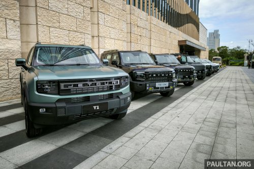 Jetour T1 spotted in Malaysia – less rugged-looking SUV compared to T2; 1.5T or 2.0T; launching soon?