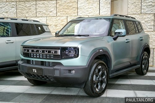 Jetour T1 spotted in Malaysia – less rugged-looking SUV compared to T2; 1.5T or 2.0T; launching soon?