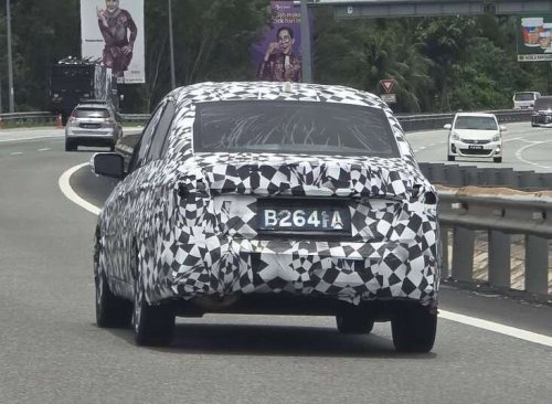 2025 Proton Saga MC3 shown on livestream – new face, exterior lighting; dual screens on revised dash