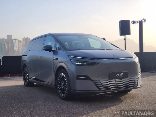 2026 Xpeng X9 EV in Malaysia – self-righting centre caps, still with 320 PS, 590 km WLTP range; fr RM281k