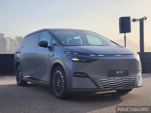2026 Xpeng X9 EV in Malaysia – self-righting centre caps, still with 320 PS, 590 km WLTP range; fr RM281k