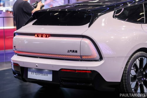AUDI E5 Sportback finally launched in China, racks up 10k orders in 30 minutes – from RM139k to RM188k