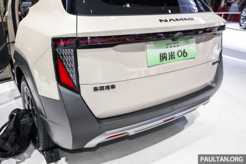 Dongfeng Nammi 06 SUV, 007 sedan in Malaysia soon