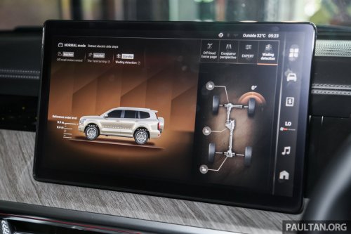 GWM Tank 500 Diesel launching in Thailand this month – 2.4L 2WD/4WD, 184 hp, 480 Nm, 9AT, rivals Fortuner