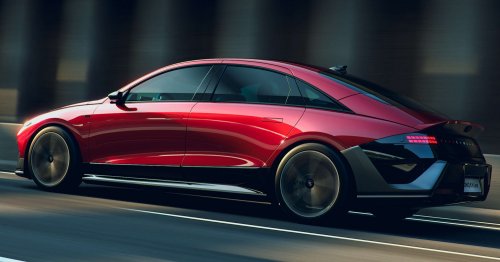 Hyundai Ioniq 6 N teased ahead of Goodwood reveal