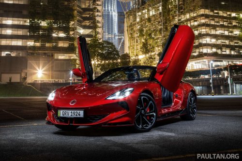 MG Cyberster Malaysian gallery – check out this RM320k scissor-doored 544 PS AWD EV roadster