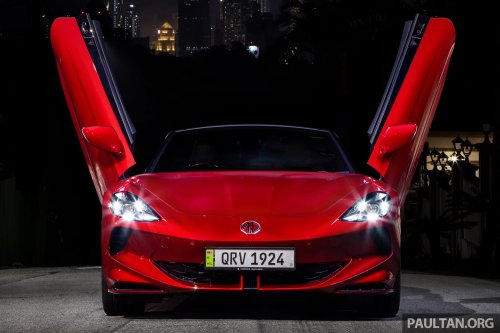 MG Cyberster Malaysian gallery – check out this RM320k scissor-doored 544 PS AWD EV roadster