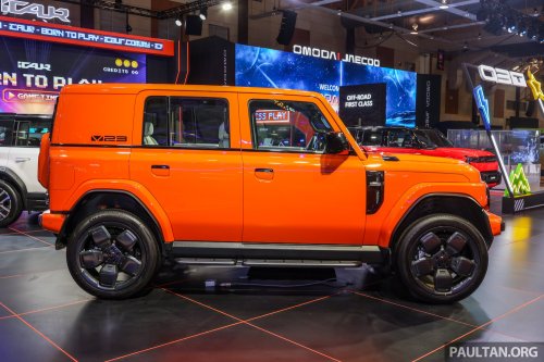 iCaur V23 seen road-registered in Malaysia – EV SUV with classic Land Cruiser styling launching soon?