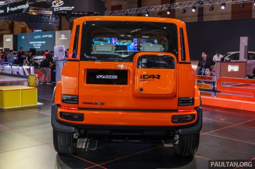 iCaur V23 seen road-registered in Malaysia – EV SUV with classic Land Cruiser styling launching soon?