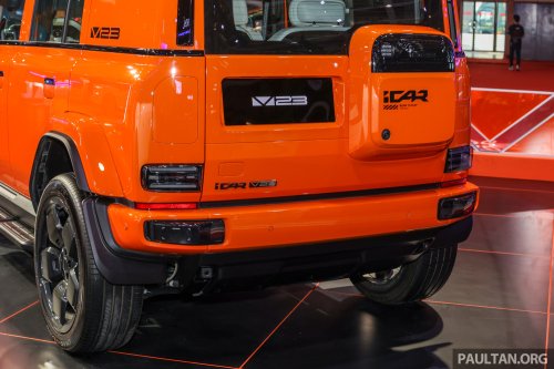 iCaur V23 seen road-registered in Malaysia – EV SUV with classic Land Cruiser styling launching soon?