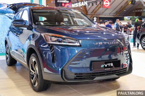 Jetour eVT5 sighted on-road in Malaysia – EV version of Chery Tiggo Cross, 53.6 kWh; local launch soon?