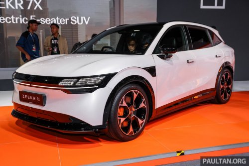 Zeekr 7X EV crossover on show, promo at PACE 2025