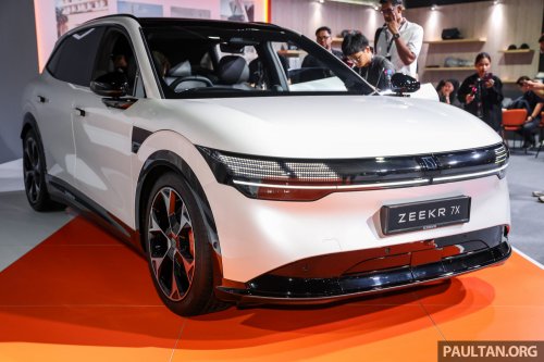 Zeekr 7X EV crossover on show, promo at PACE 2025