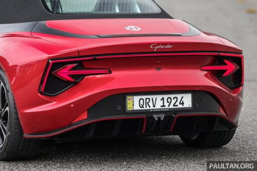 MG Cyberster Malaysian gallery – check out this RM320k scissor-doored 544 PS AWD EV roadster