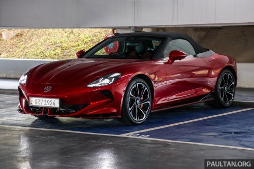 MG Cyberster Malaysian gallery – check out this RM320k scissor-doored 544 PS AWD EV roadster