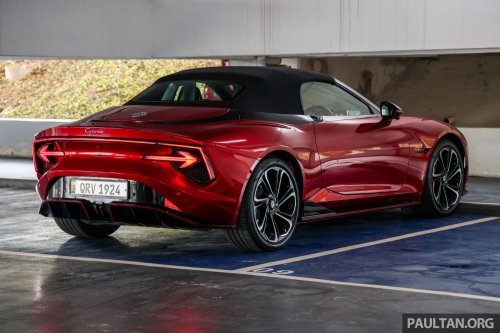 MG Cyberster Malaysian gallery – check out this RM320k scissor-doored 544 PS AWD EV roadster