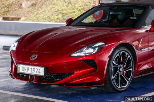 MG Cyberster Malaysian gallery – check out this RM320k scissor-doored 544 PS AWD EV roadster