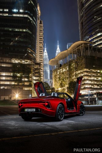 MG Cyberster Malaysian gallery – check out this RM320k scissor-doored 544 PS AWD EV roadster
