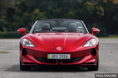 MG Cyberster Malaysian gallery – check out this RM320k scissor-doored 544 PS AWD EV roadster